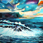 Print - Dunseverick Waves 1